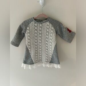 Deux par Deux baby girl sweater dress 3-6 mos